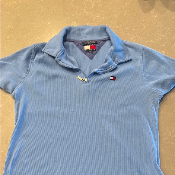 Tommy Hilfiger Light Blue Short Sleeve Tee - Picture 1 of 5